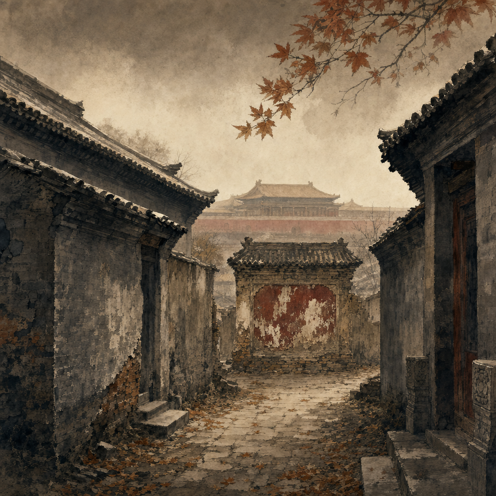 1900 의화단 직후 후통 이미지