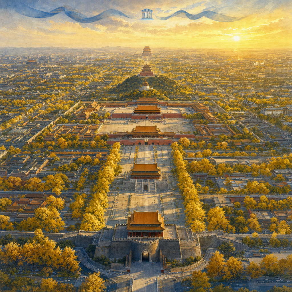 7.8km 中軸線 UNESCO 2024 이미지