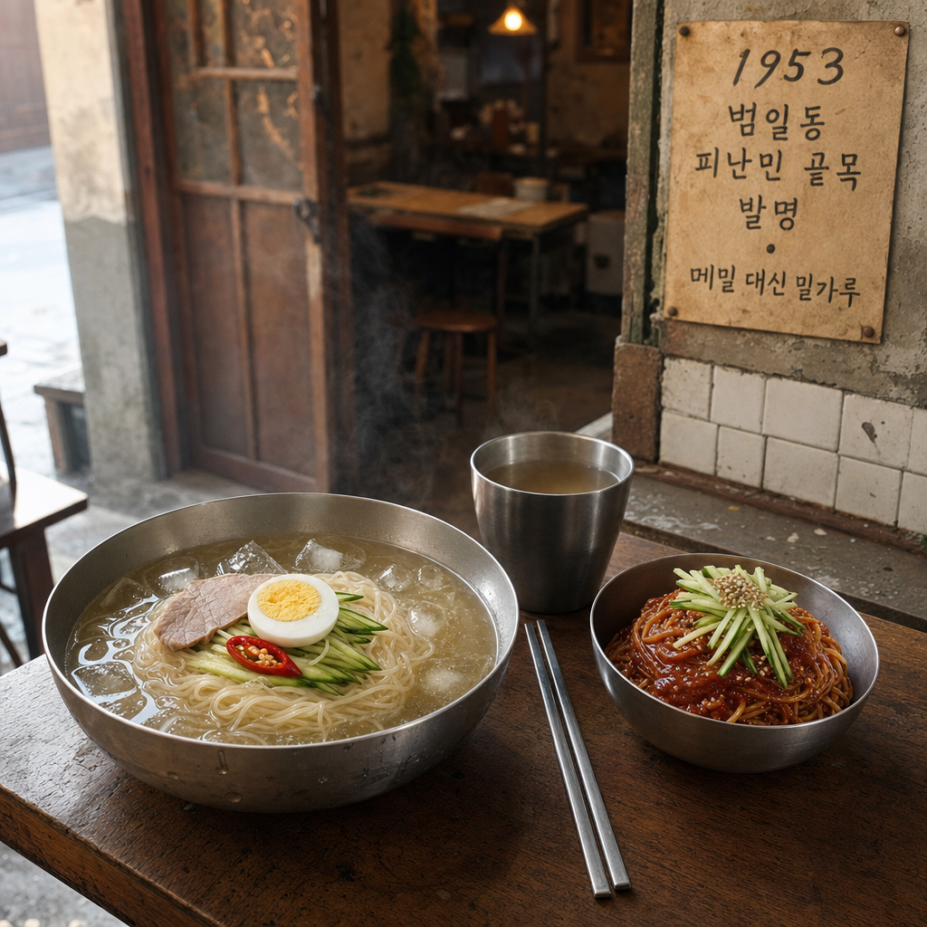 밀면 한 그릇