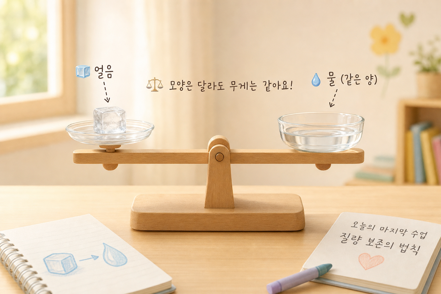 초3 화학 마무리 — 모양이 바뀌어도 무게는 그대로 표지