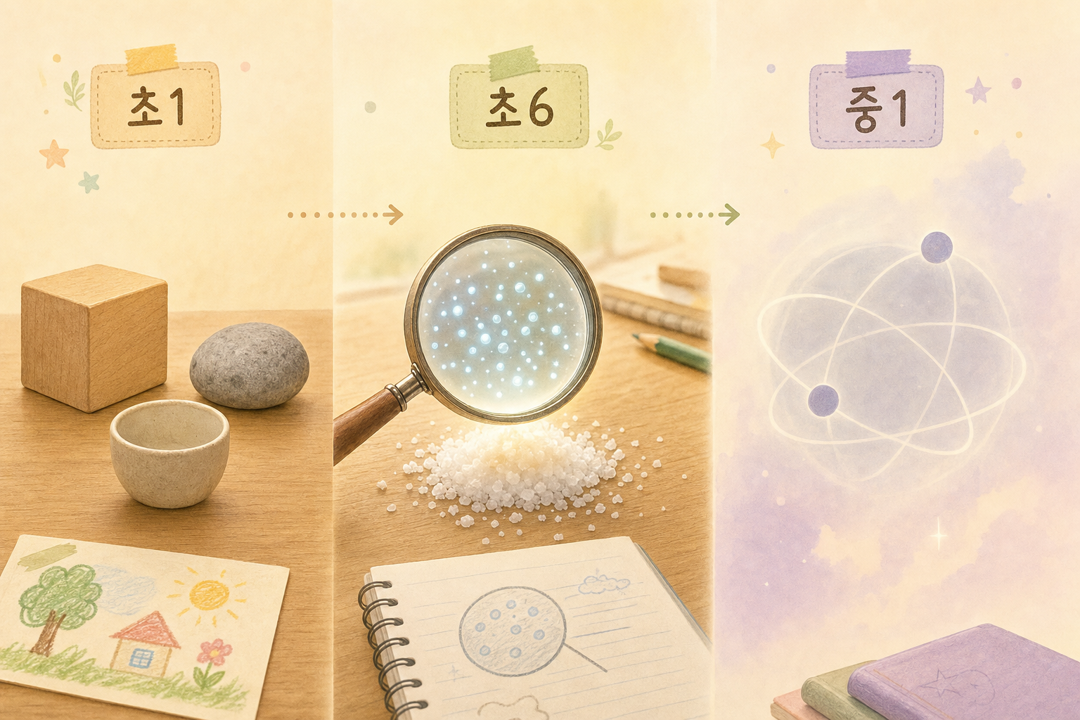 알갱이에게 이름이 생겨요 — 초6 마무리, 그리고 초등 6년 화학의 끝에서 표지