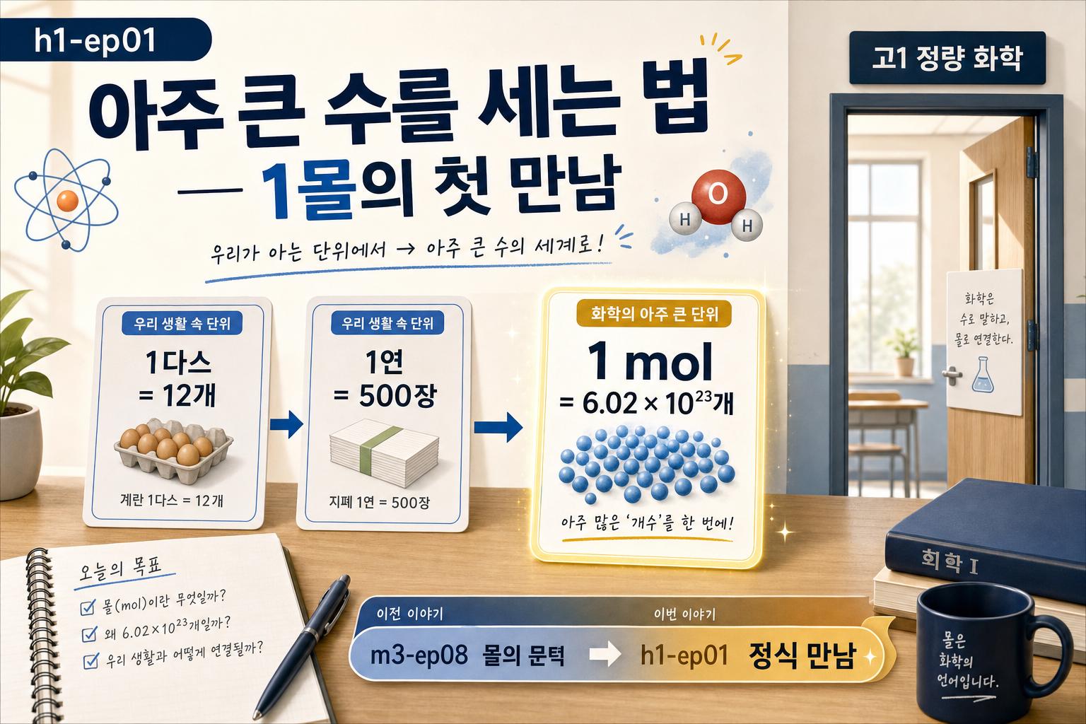 아주 큰 수를 세는 법 — 1몰의 첫 만남 표지