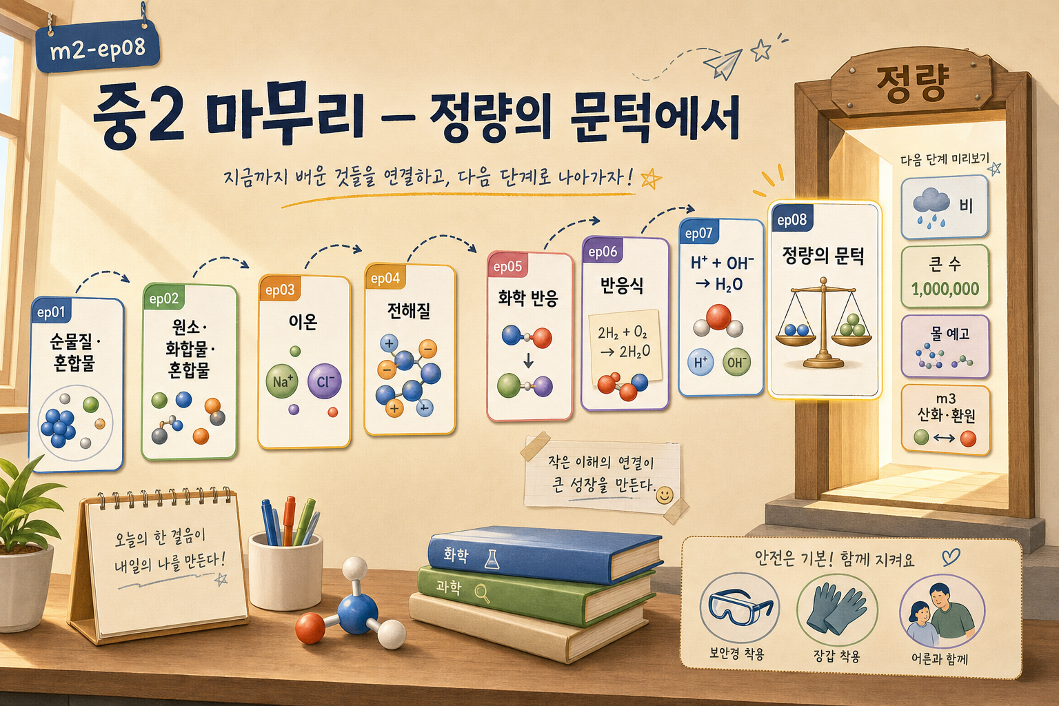 중2 마무리 — 정량의 문턱에서 표지