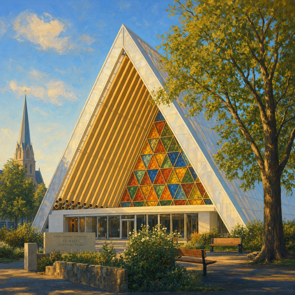 Cardboard Cathedral 외관