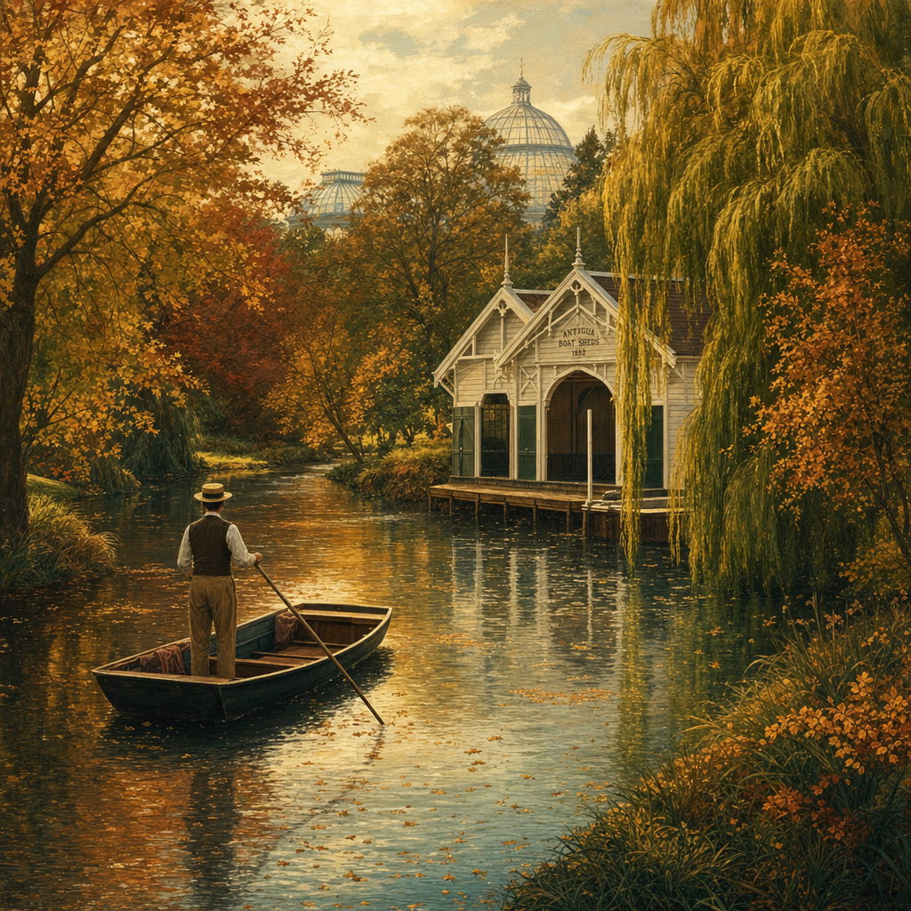 Hagley Park 가을 단풍·Avon River 펀팅