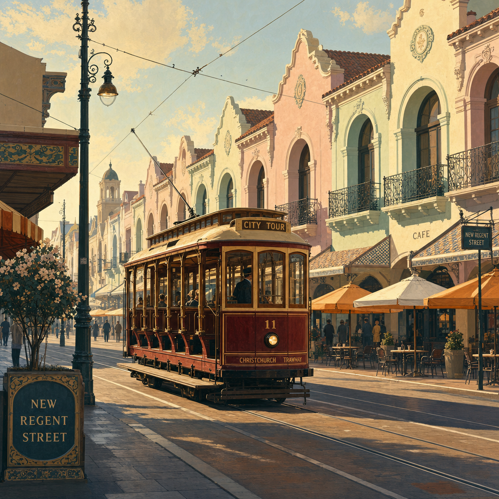 New Regent Street 통과 트램