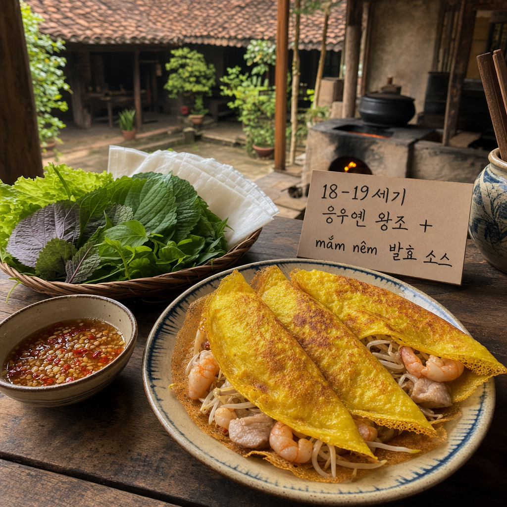 Bánh xèo 한 접시