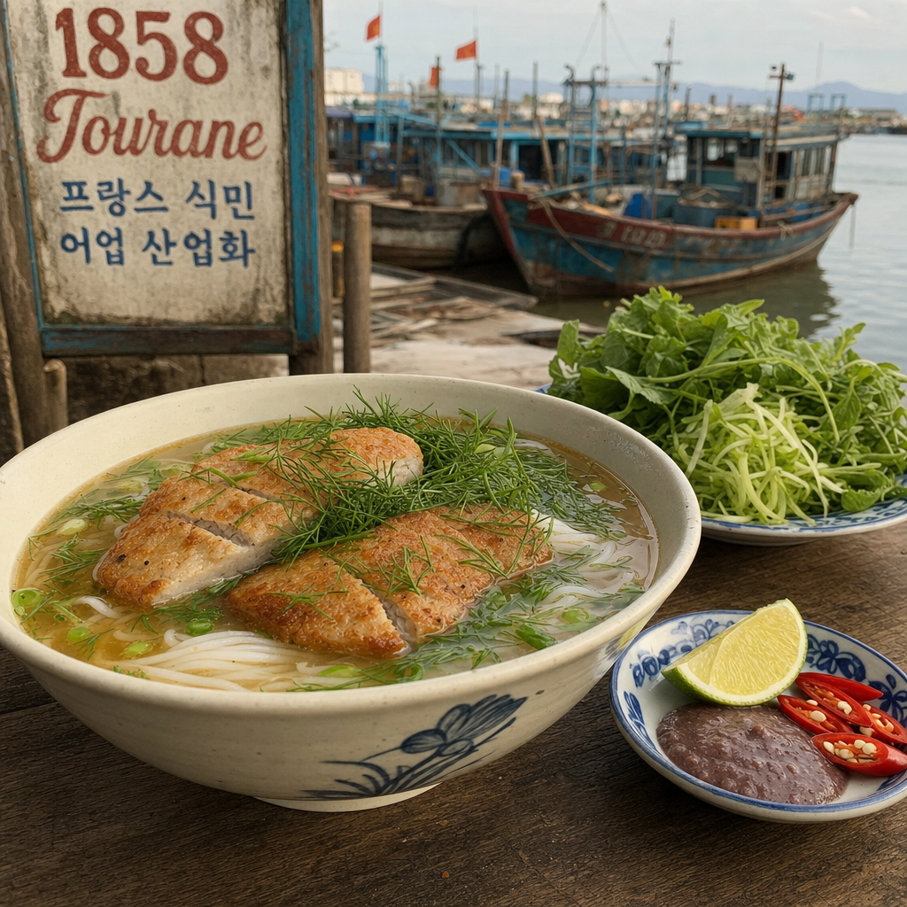 Bún chả cá 한 그릇