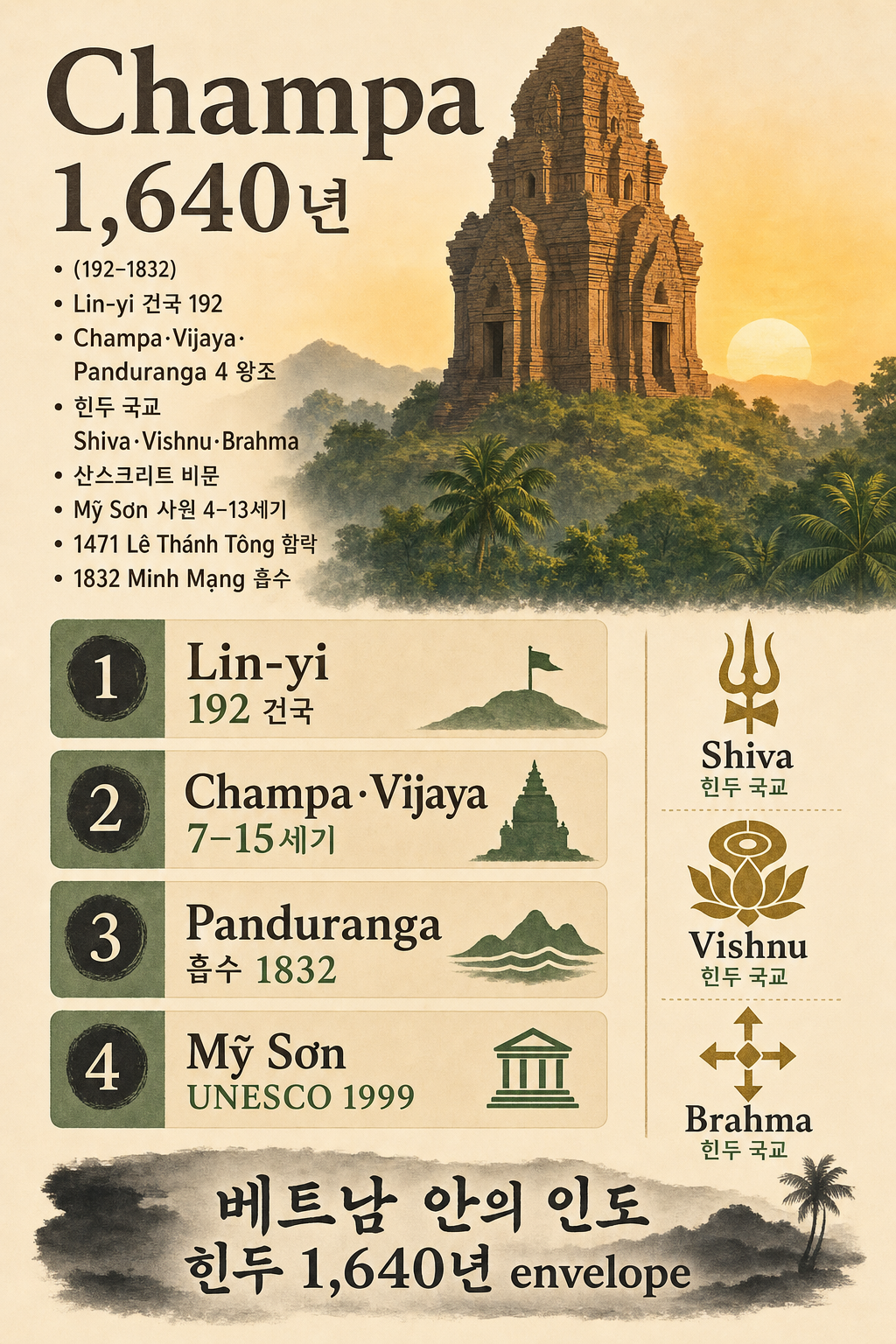 Champa 1,640년 인포그래픽