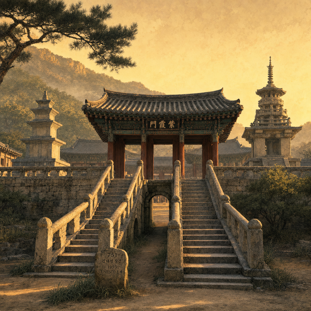 불국사 청운교·백운교와 다보탑·석가탑