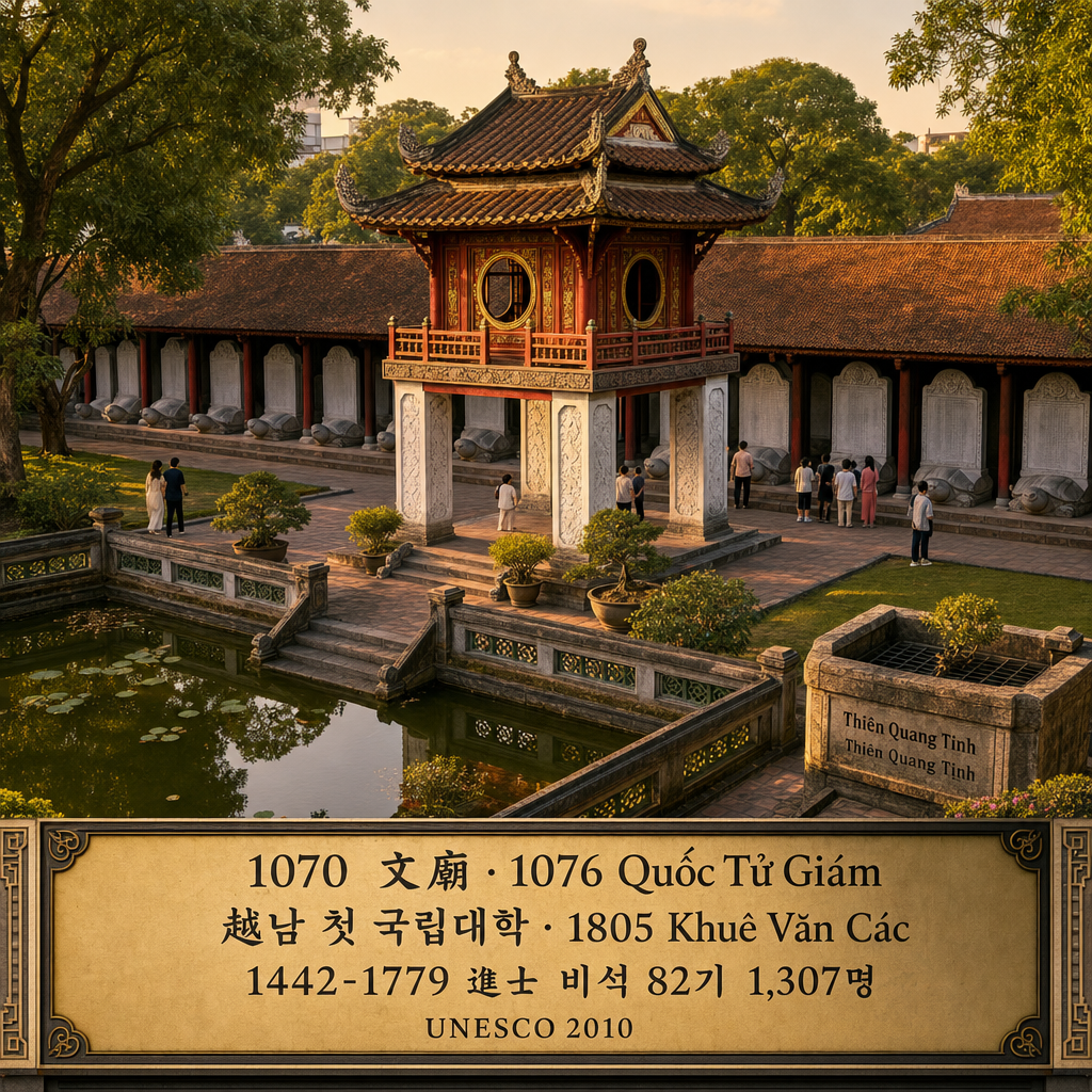 문묘 Văn Miếu 쿠에 반 각