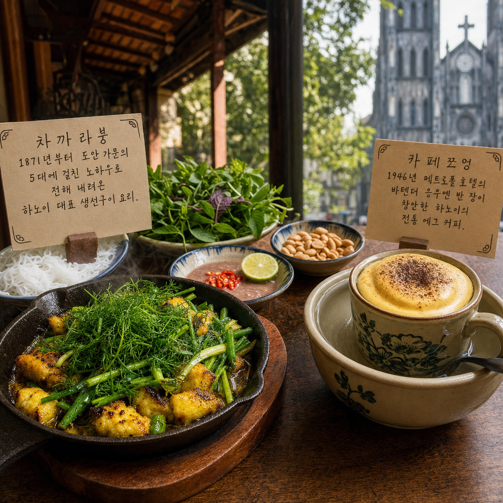 Chả Cá Lã Vọng + Cà Phê Trứng