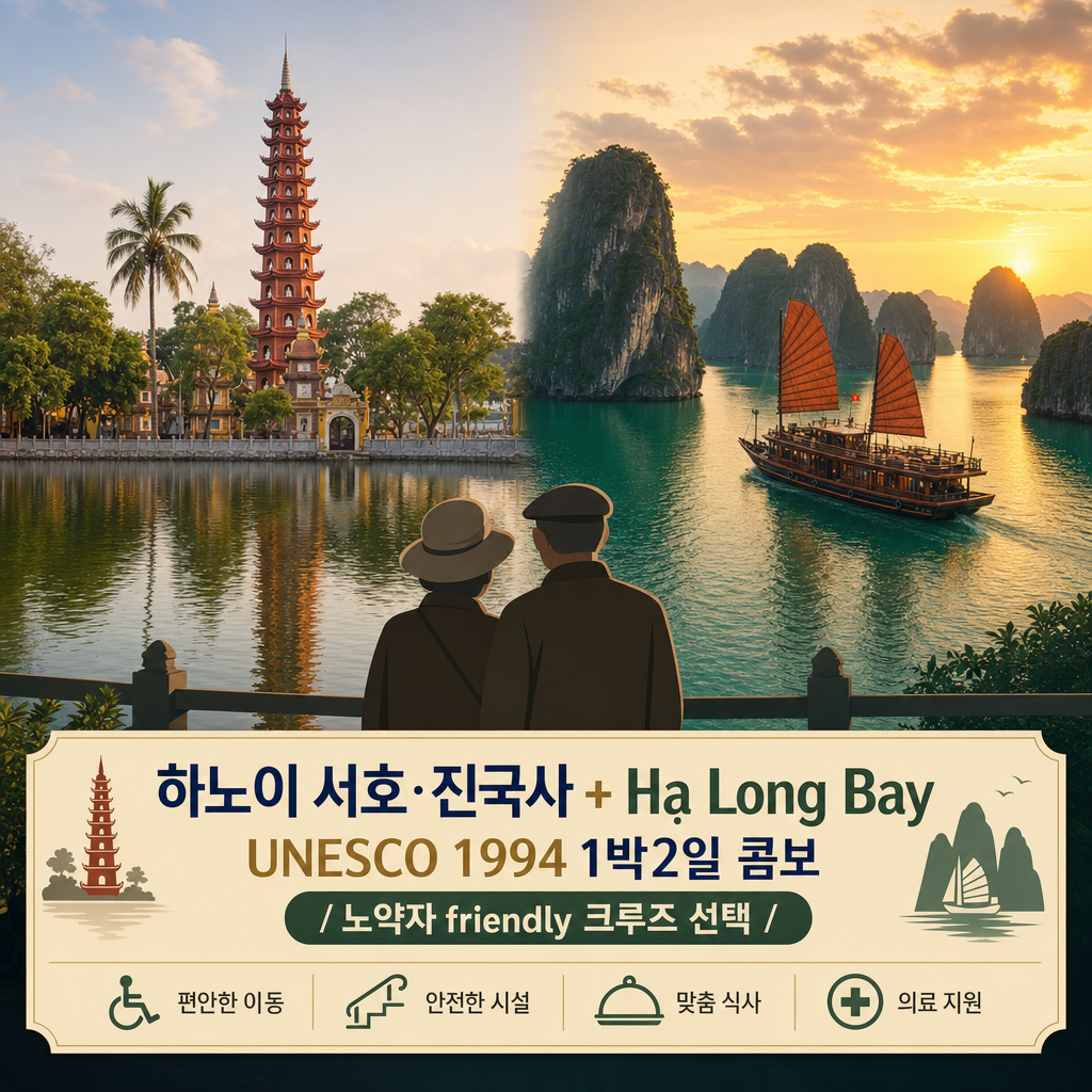 가족 시니어 서호 하롱 콤보