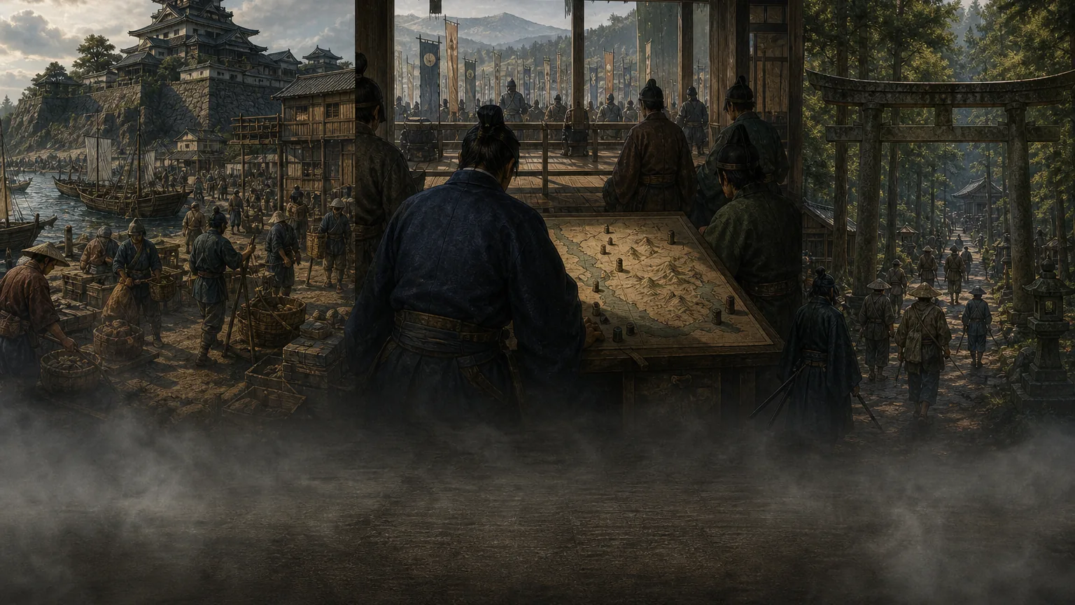 가마쿠라 막부와 슈고·지토 제도의 전환을 상징하는 장면