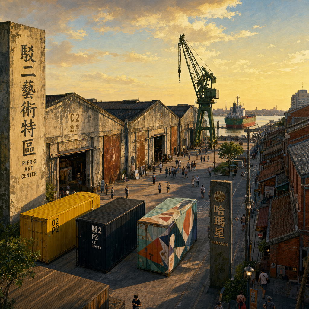 駁二 港 倉庫 art zone