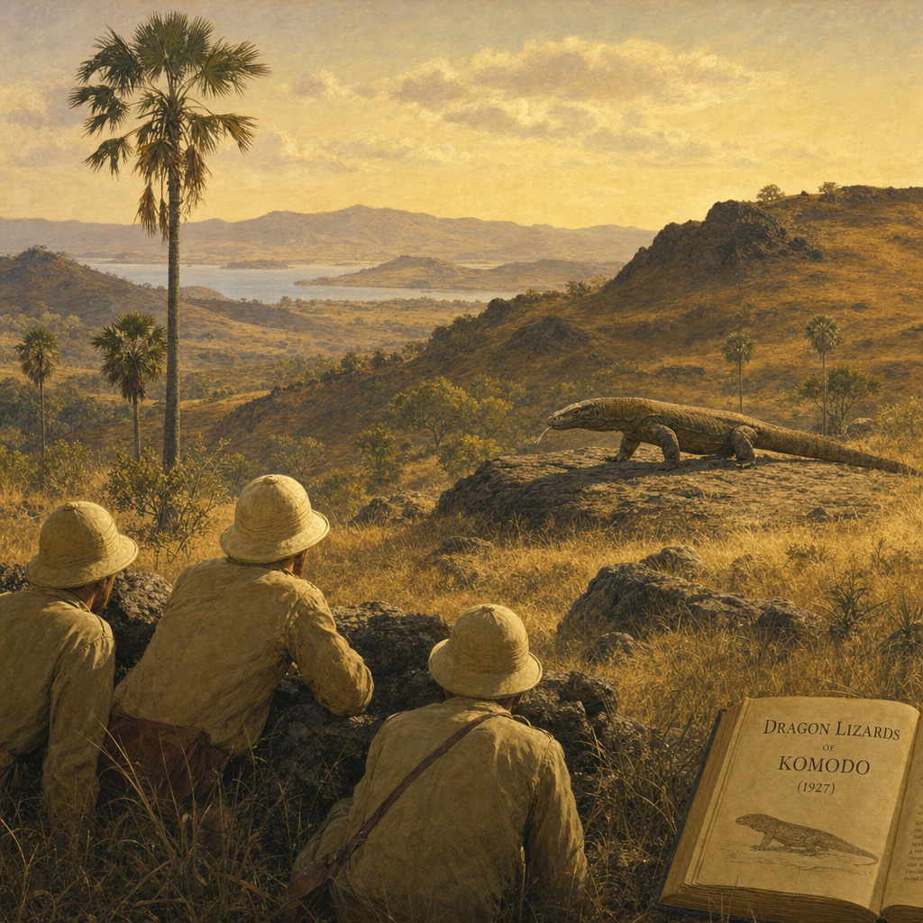 1926 Burden 탐사대 분위기 일러스트