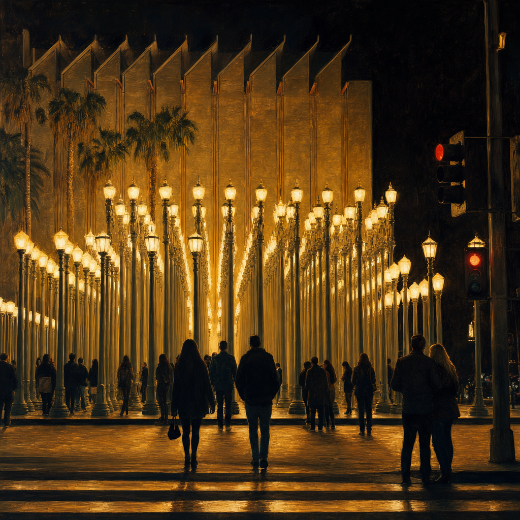 LACMA 어반 라이트 야경