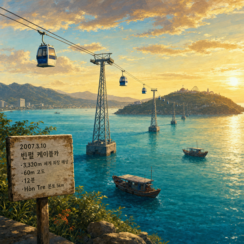 빈펄 케이블카 3,320m 해상