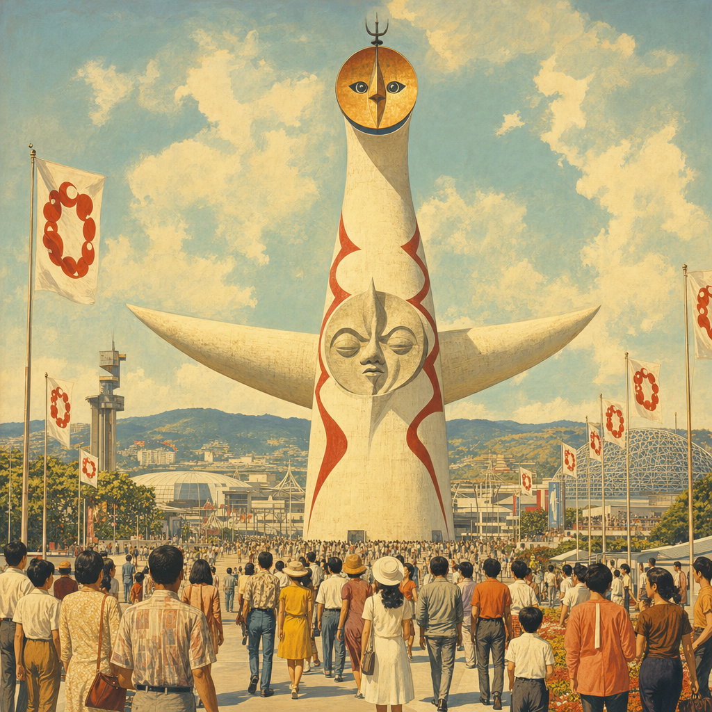 1970 오사카 만국박람회·태양의 탑 이미지