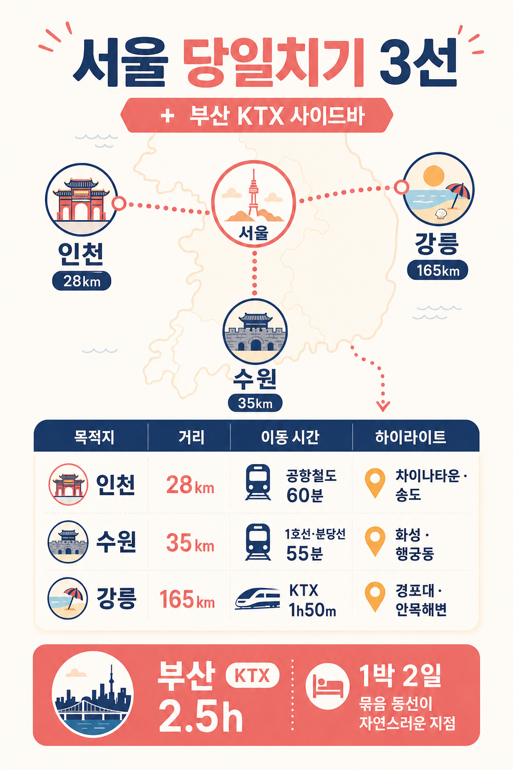 당일치기 3선