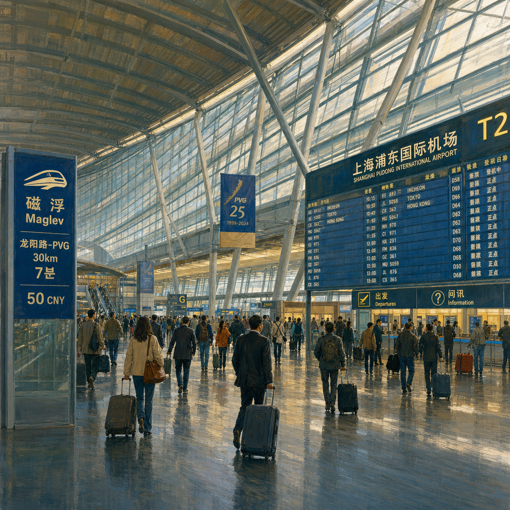 PVG 浦東 공항 이미지