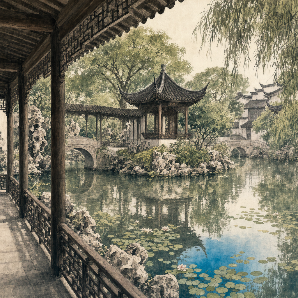 苏州 拙政园 이미지