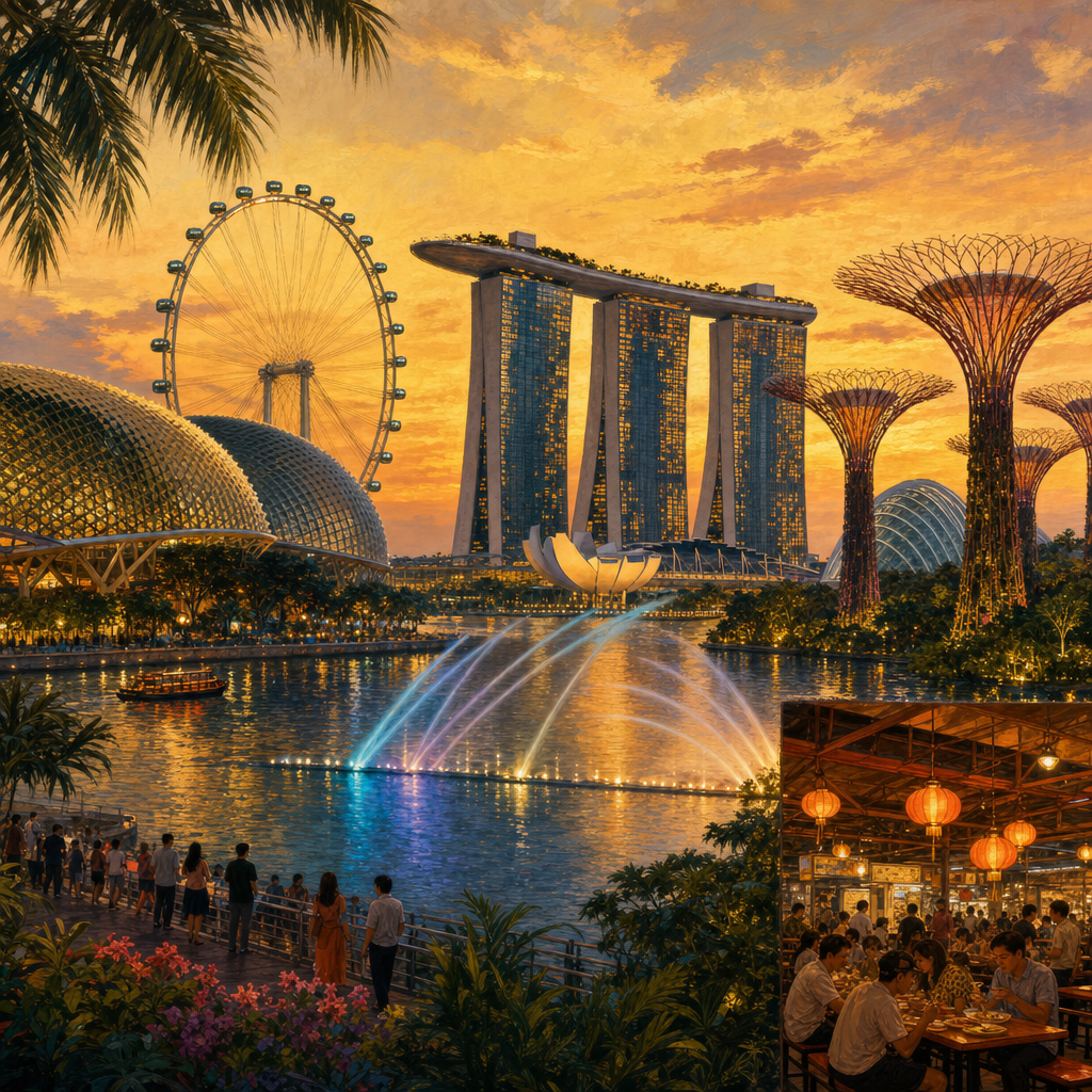21세기 결정점 (MBS·Gardens·Hawker UNESCO) 이미지