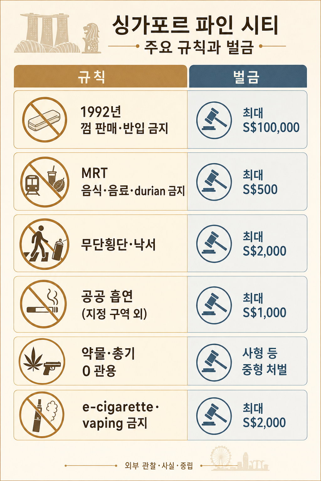 Fine City 사실 정리 인포그래픽