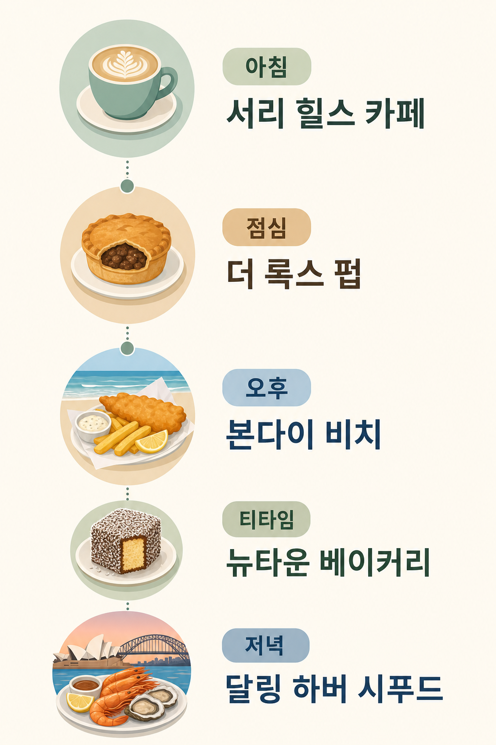 시드니 1일 미식 동선