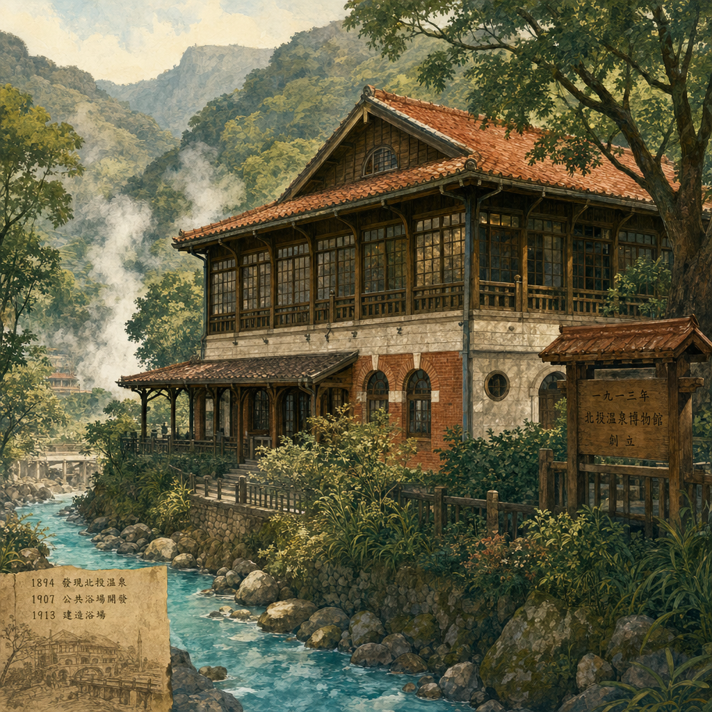 1913 北投溫泉博物館·和風 목조 2층 이미지