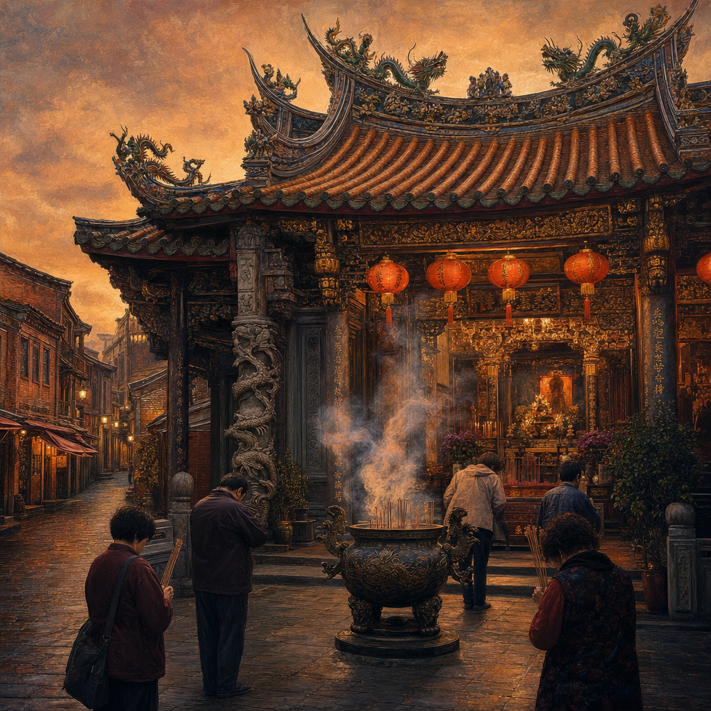 1738 龍山寺 본전·萬華 문화권 이미지