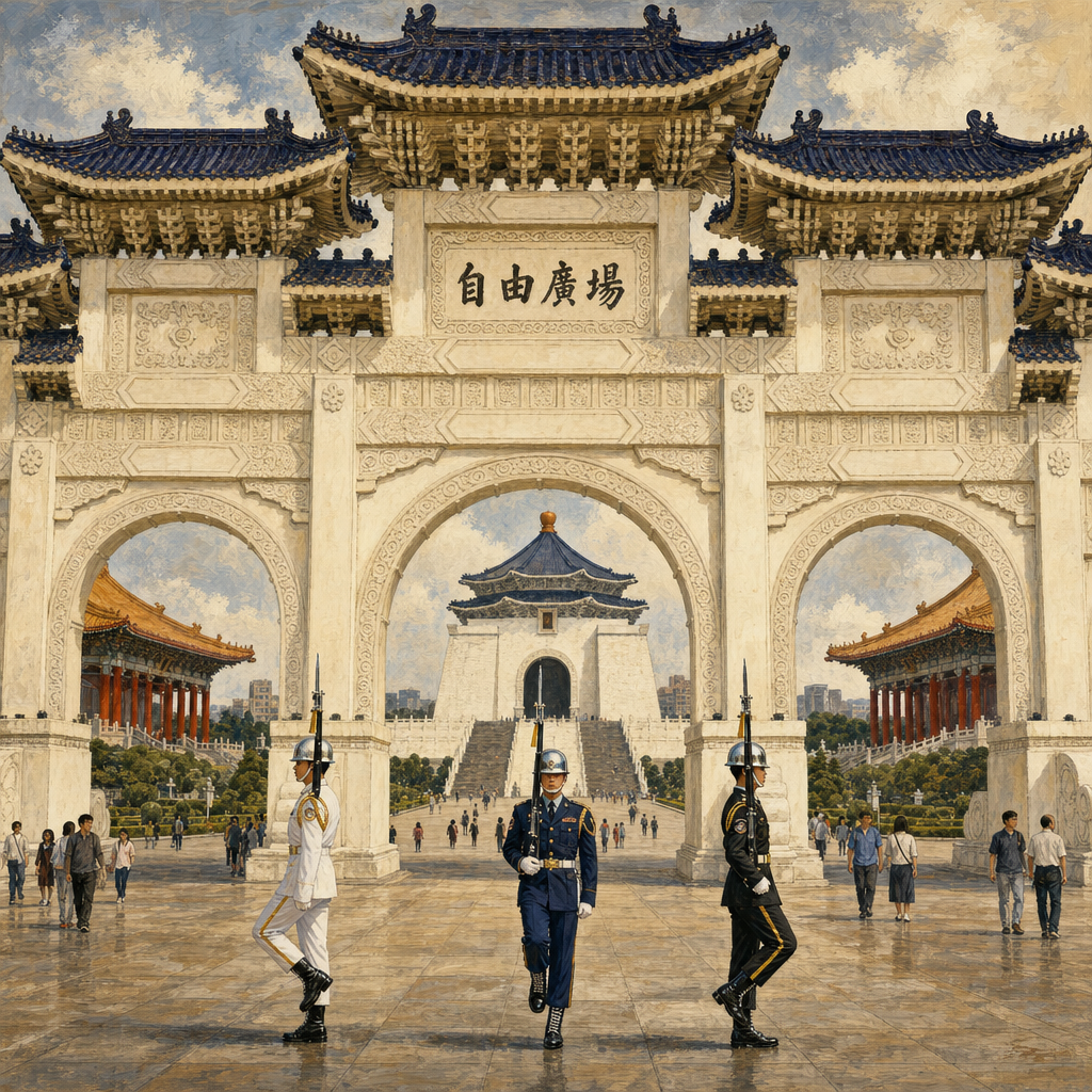 中正紀念堂 본전·三軍 儀仗 衛兵 이미지