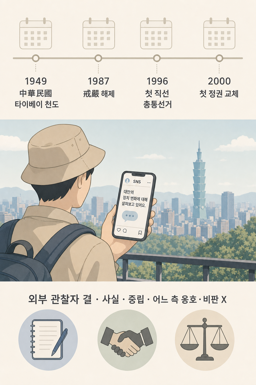 대만 정치 caveat 인포그래픽